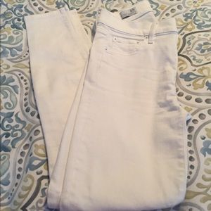 Gap True Skinny white jeans 27 Regular